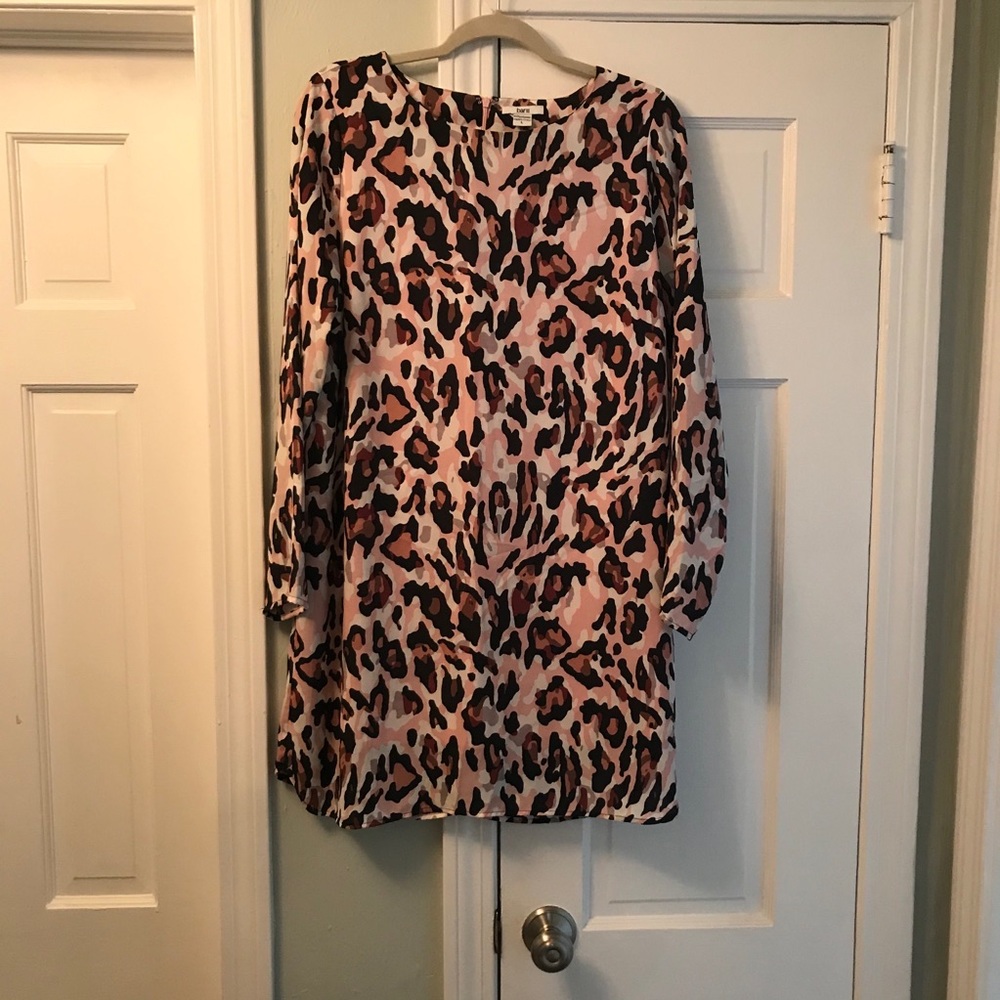 Leopard Shift Dress sz M